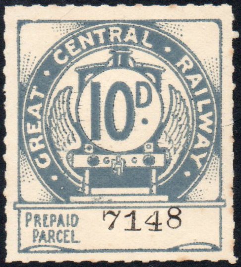 Great Central Railway Parcel Post Locomotive 1st Issue 10d